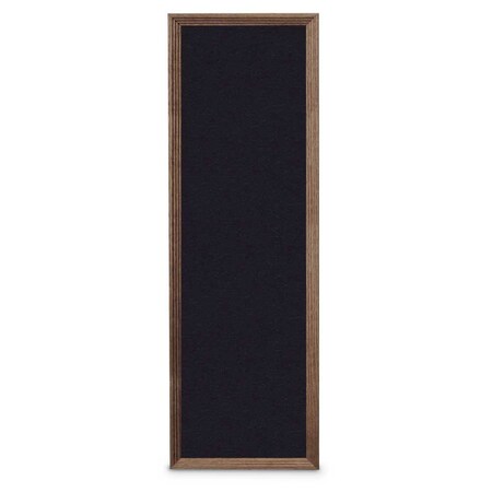 United Visual Products Slim Style Indoor Enclosed Corkboard, 24 UVRDS23SBH-WHITE-RUBBER